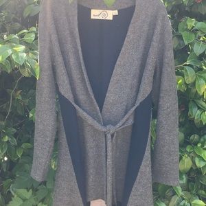 Anthropologie sweater with tie